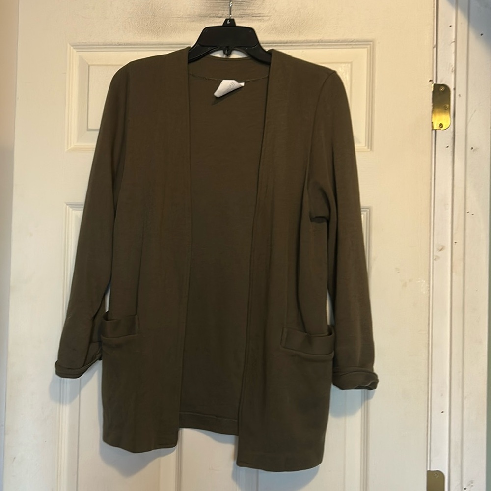 Weekenders Olive Green Cardigan Size XS